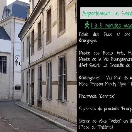 Le Saint Fiacre - Homillesime Lägenhet Dijon